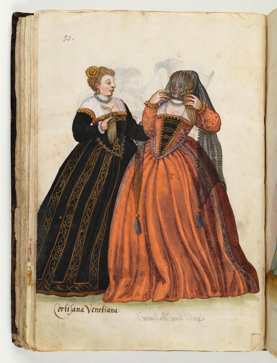 Trachtenbuch: Cortisana Venetiana