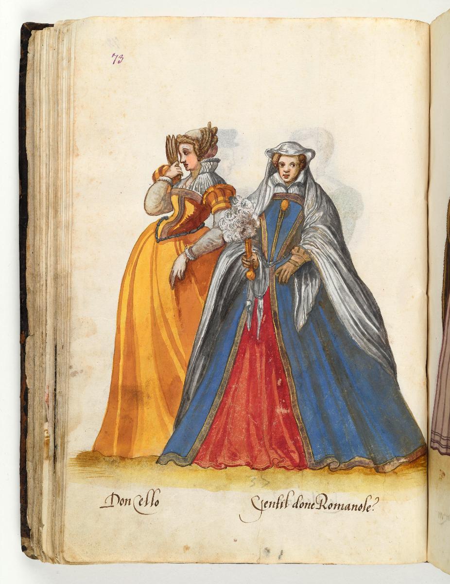 Trachtenbuch: Don cello. Gentil done Romanole
