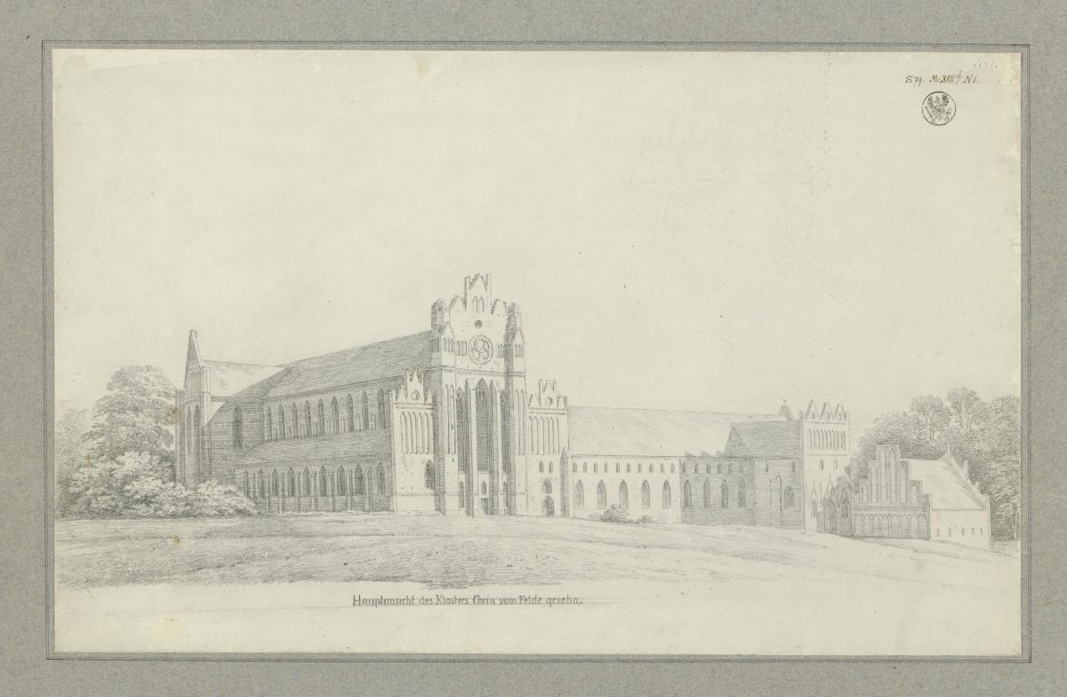 Kloster Chorin. Ansicht von Nordwesten