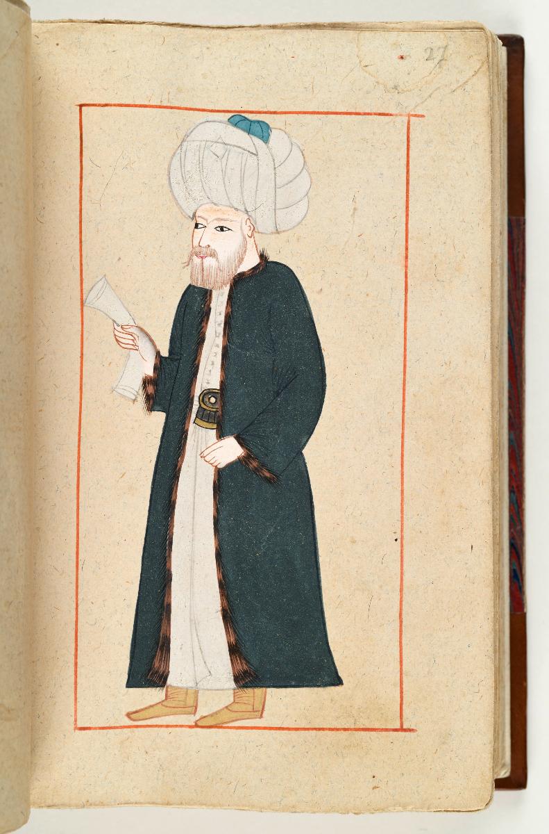 Türkisches Trachtenbuch: Defterdar (Finanzdirektor)