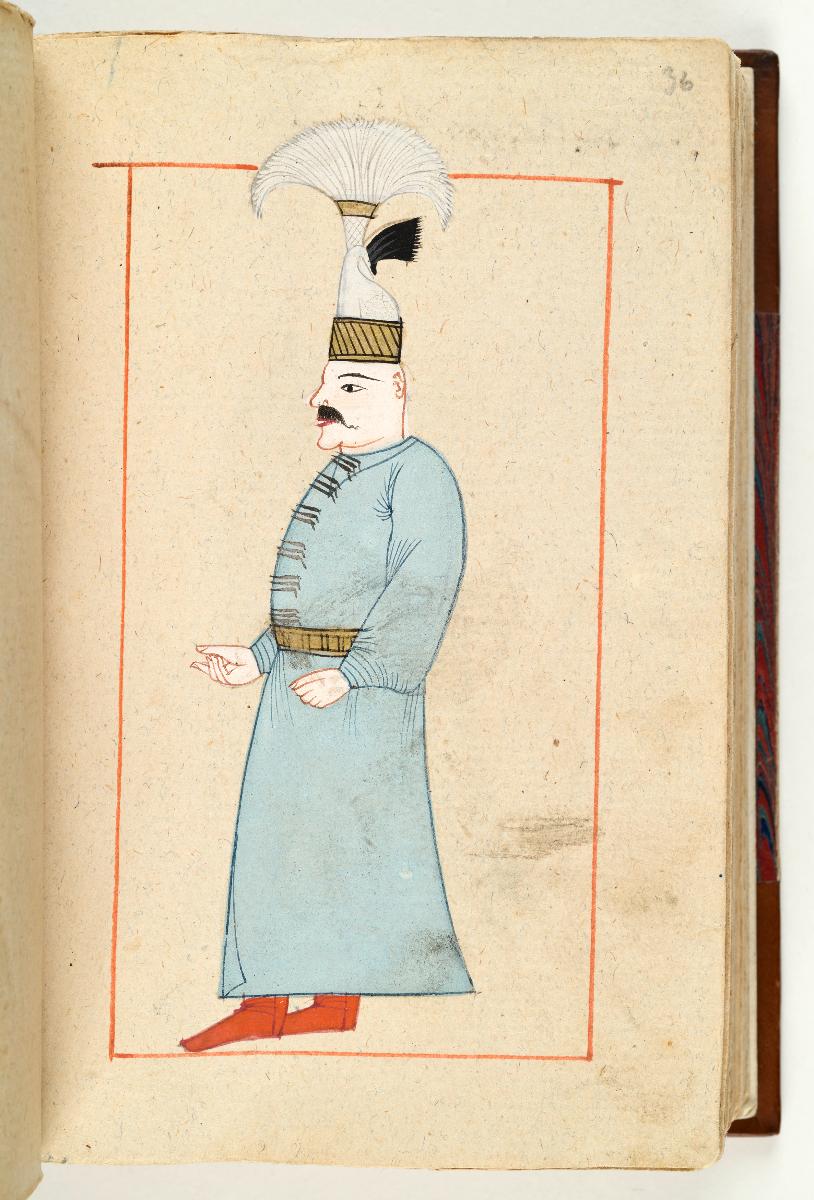 Türkisches Trachtenbuch: Oberhaupt der Infanterie (?)