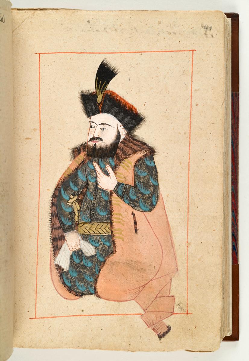 Türkisches Trachtenbuch: Tatar Khan [Tatar Han] (Herrscher der Tataren)