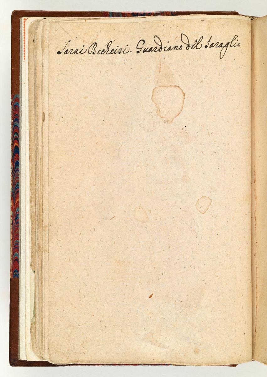 Türkisches Trachtenbuch: Wächter des Sultans (?)