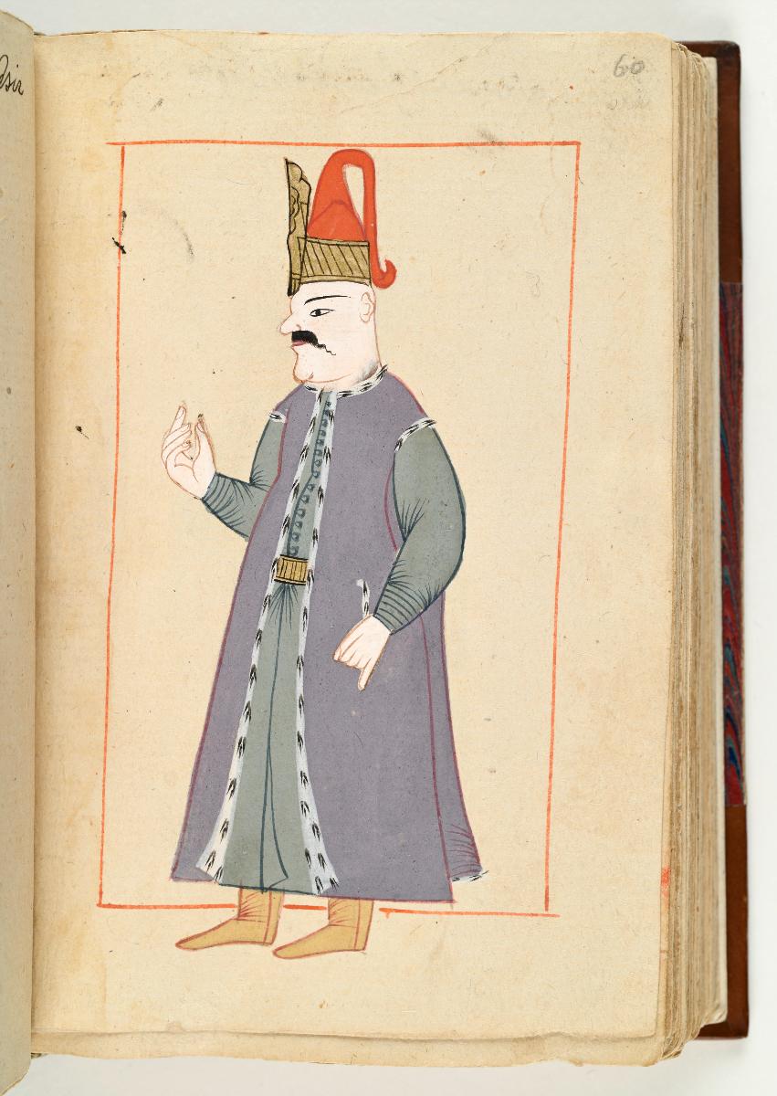 Türkisches Trachtenbuch: Vesir Çaşnigir (Vorkoster des Großwesirs)
