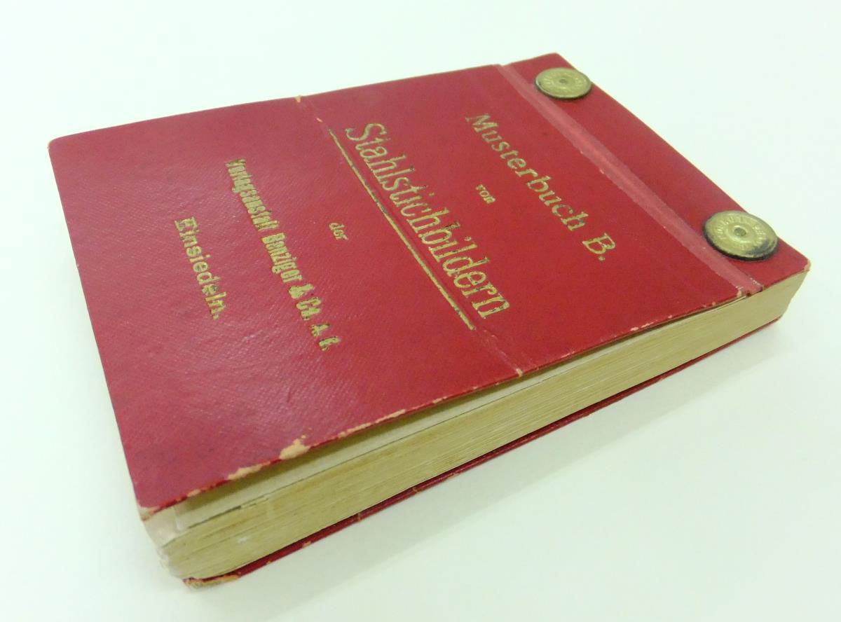 Musterbuch B von Stahlstichbildern der Verlagsanstalt Benziger & Co. A.G. Einsiedeln.