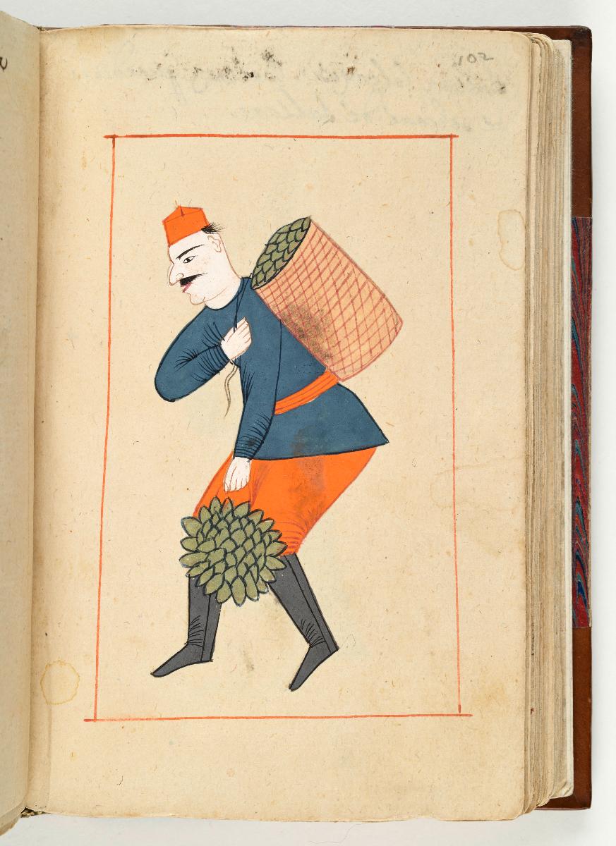 Türkisches Trachtenbuch: Salatacı (Salatverkäufer)