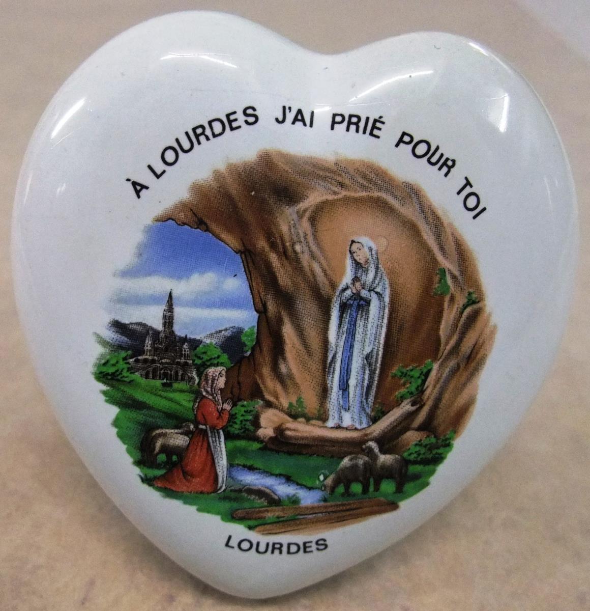 À Lourdes j´ai prié pour toi. Lourdes [In Lourdes habe ich für dich gebetet]