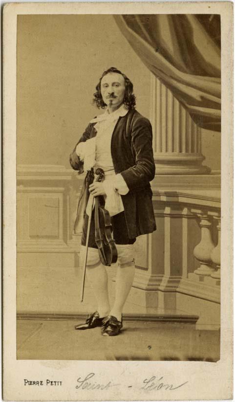 Porträt des Arthur Saint-Léon in Rollenkostüm