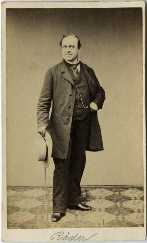 Porträt des Gustav Räder