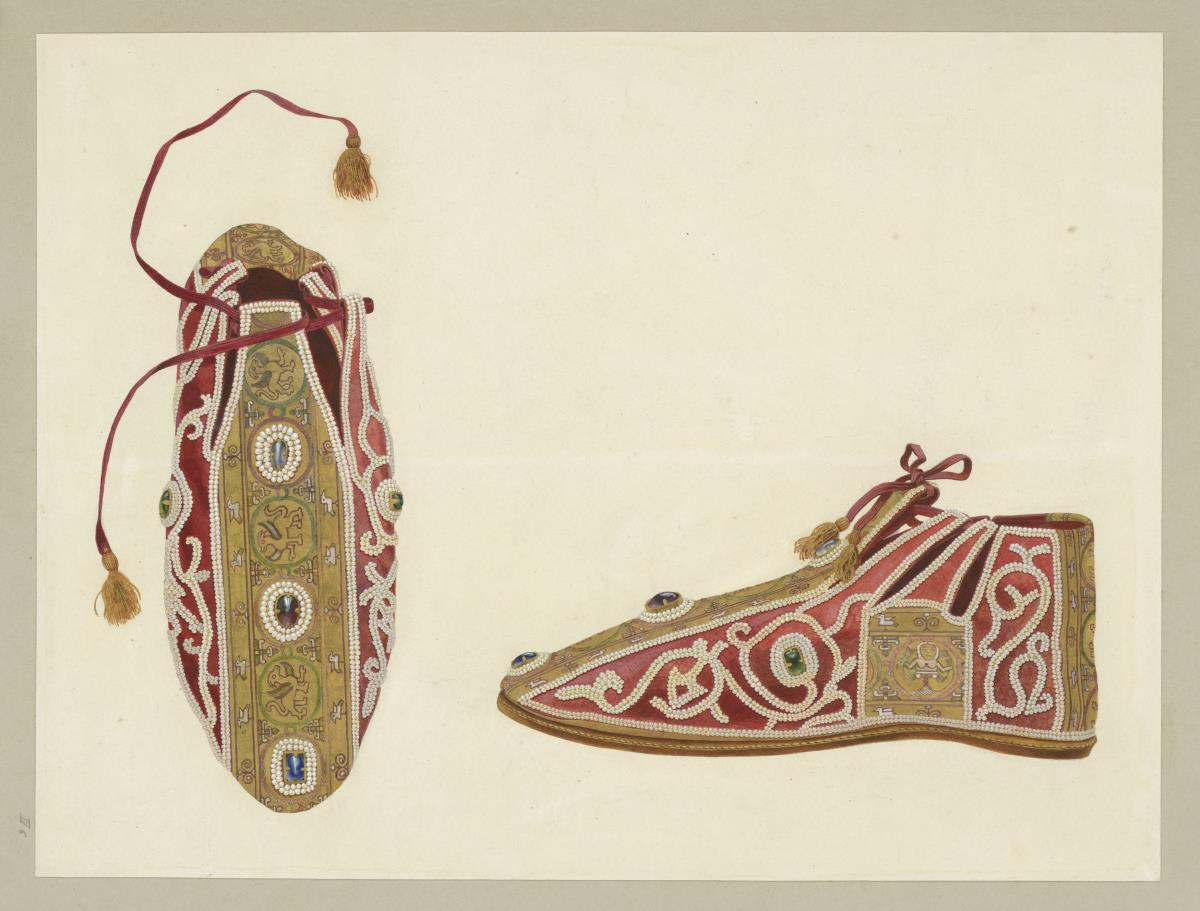 Die Krönungs-Sandalen "calceamenta"