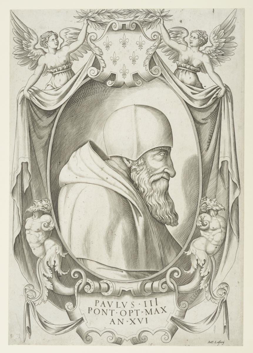 Porträt des Papstes Paul III., Alessandro Farnese