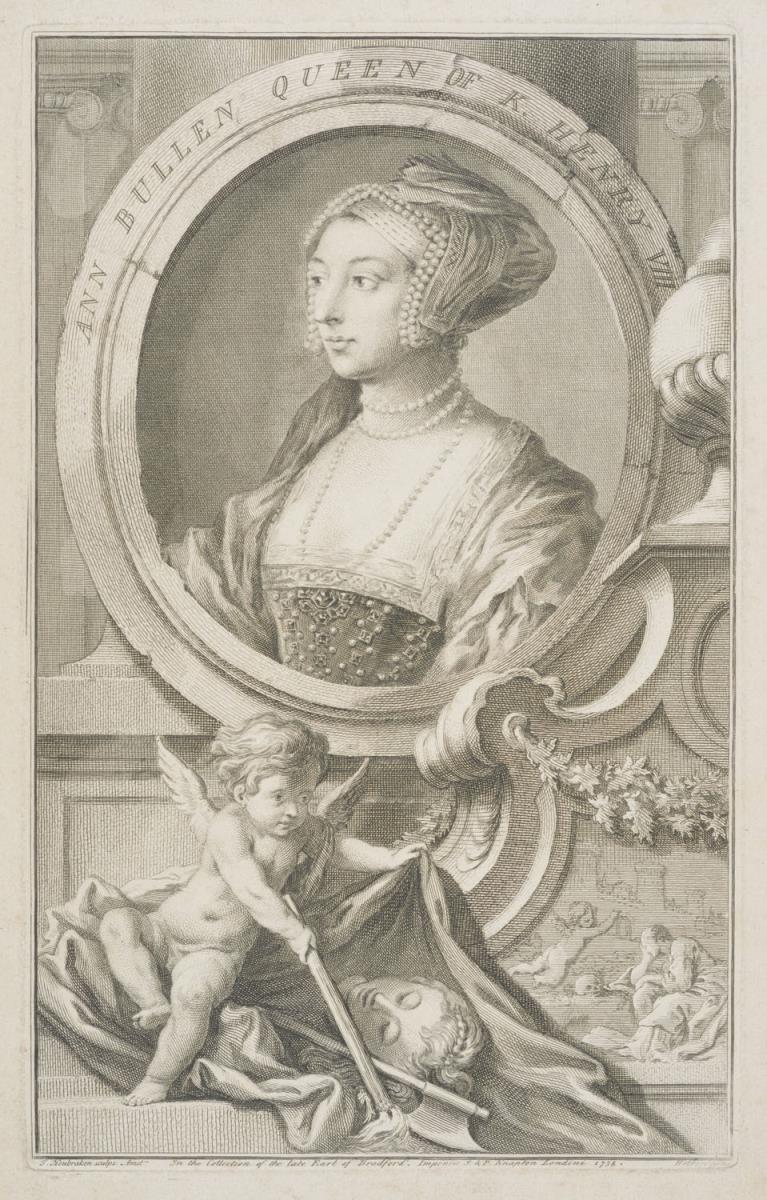 Porträt der Anna Boleyn, Königin von England