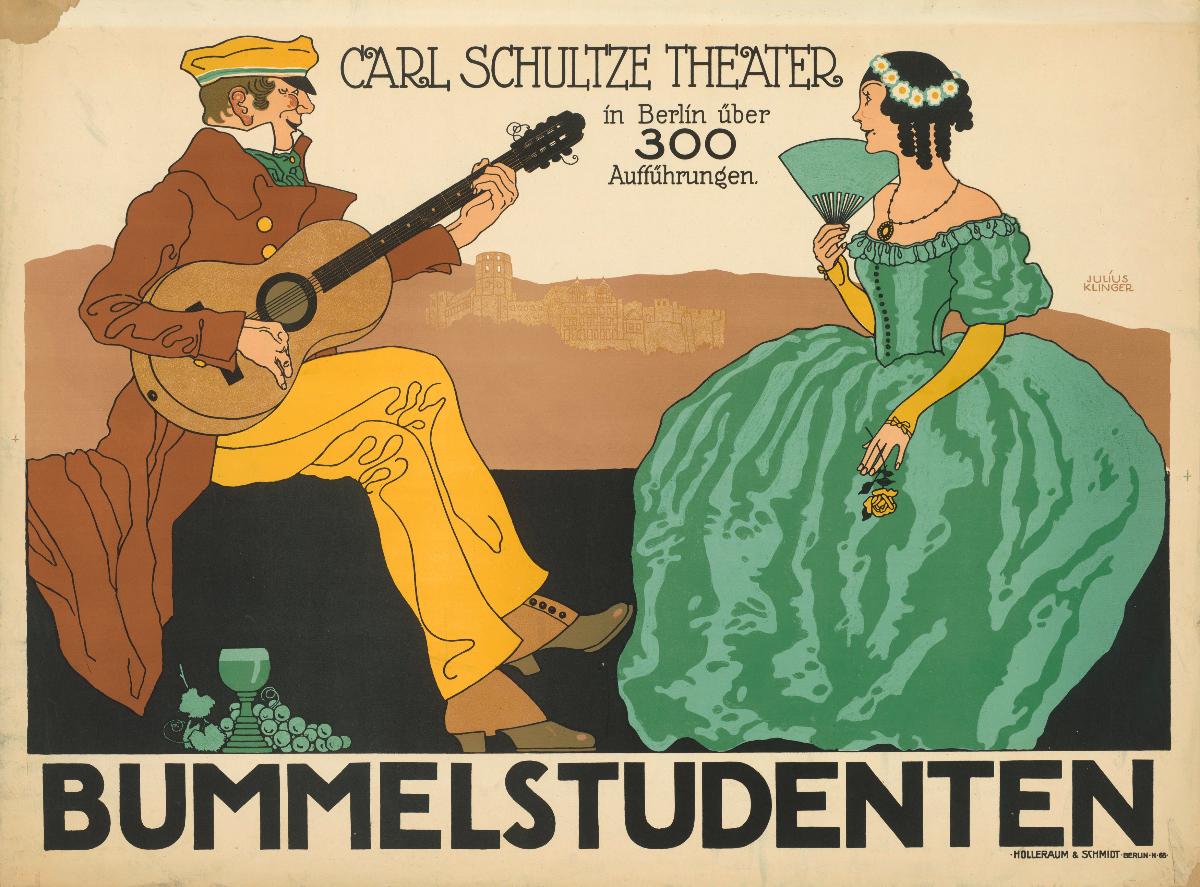 Bummelstudenten, Aufführung im Carl Schultze Theater