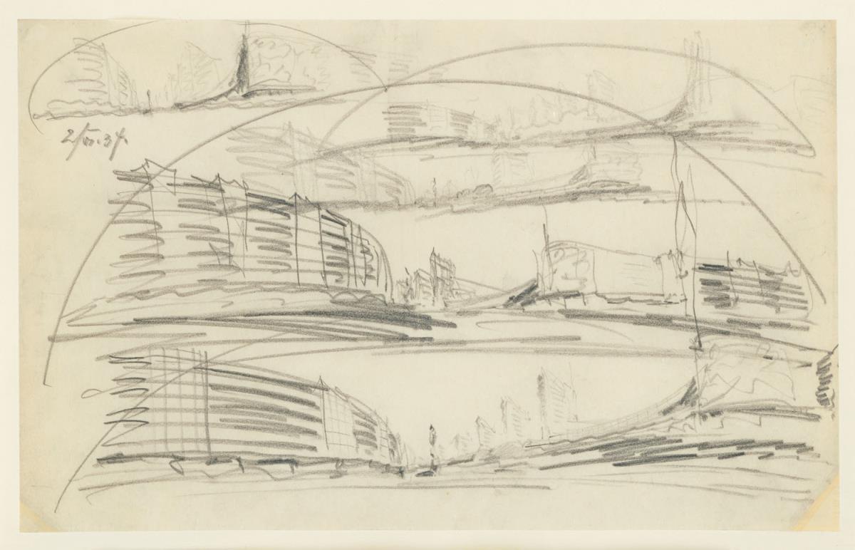 London, White City, Skizzen