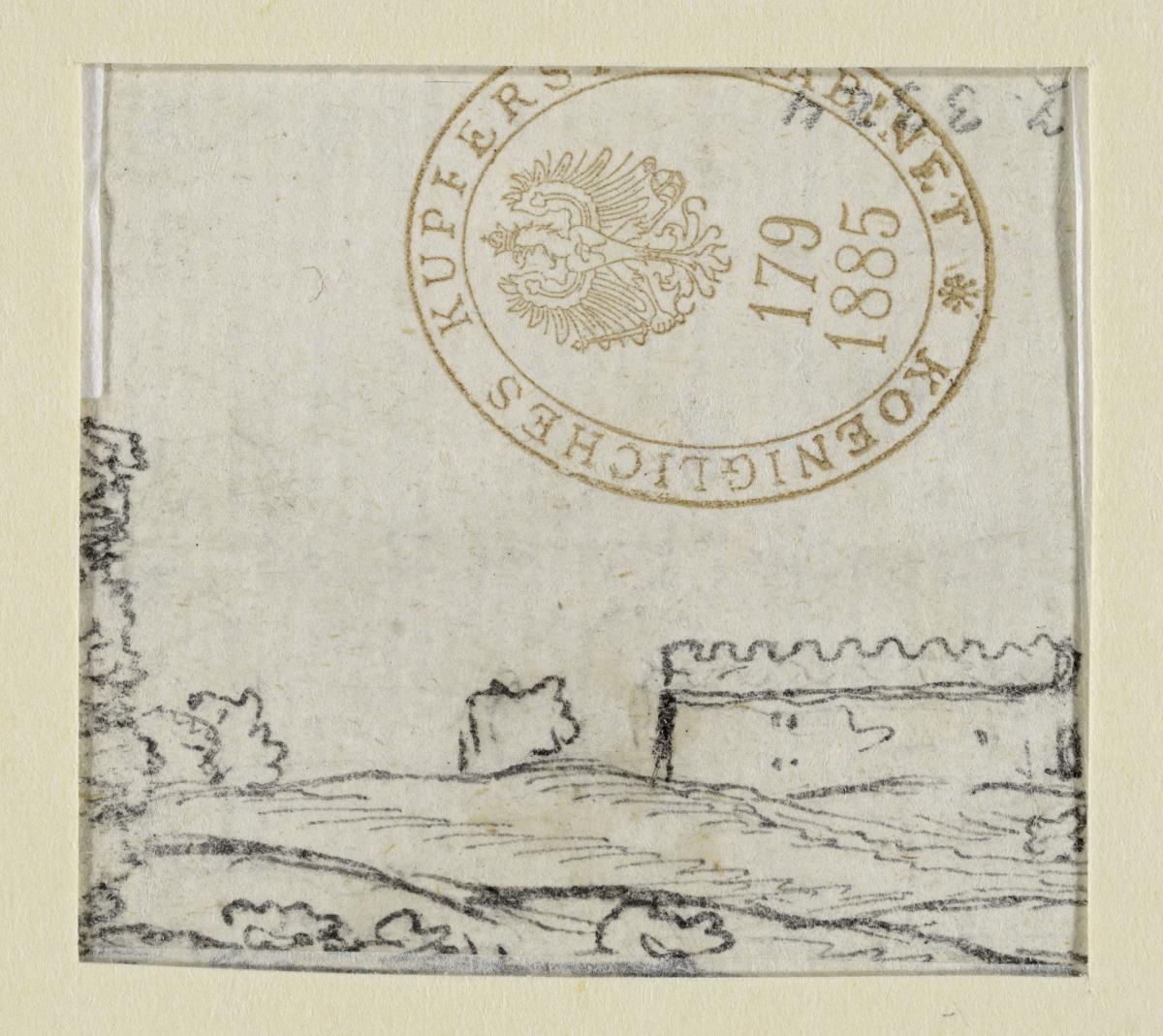 Landschaft mit Burg