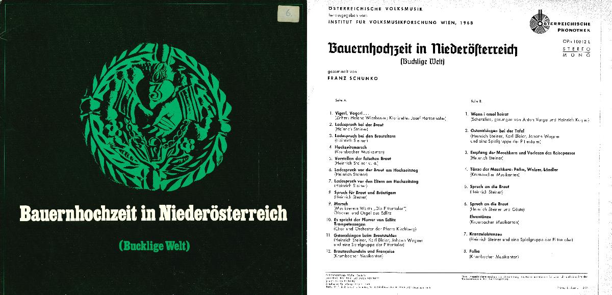 Bauernhochzeit in Niederösterreich (Bucklige Welt)