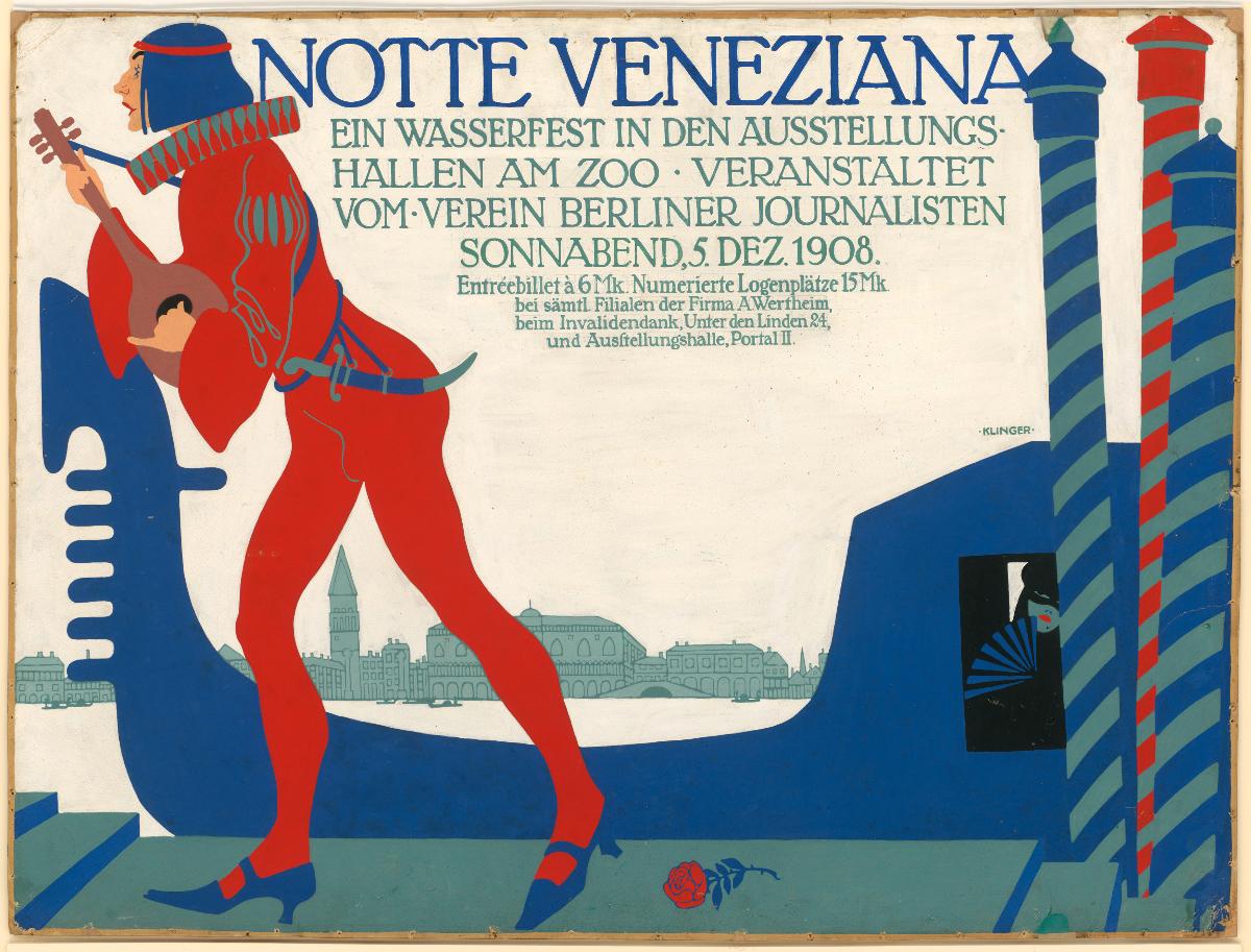 Notte Veneziana Ein Wasserfest in den Ausstellungshallen am Zoo veranstaltet vom Verein Berliner Journalisten