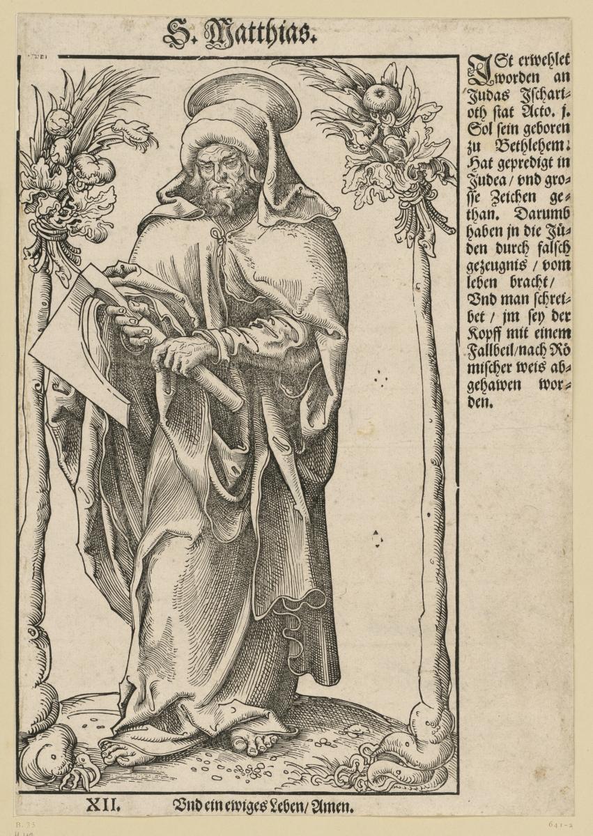 Der Heilige Apostel Matthias