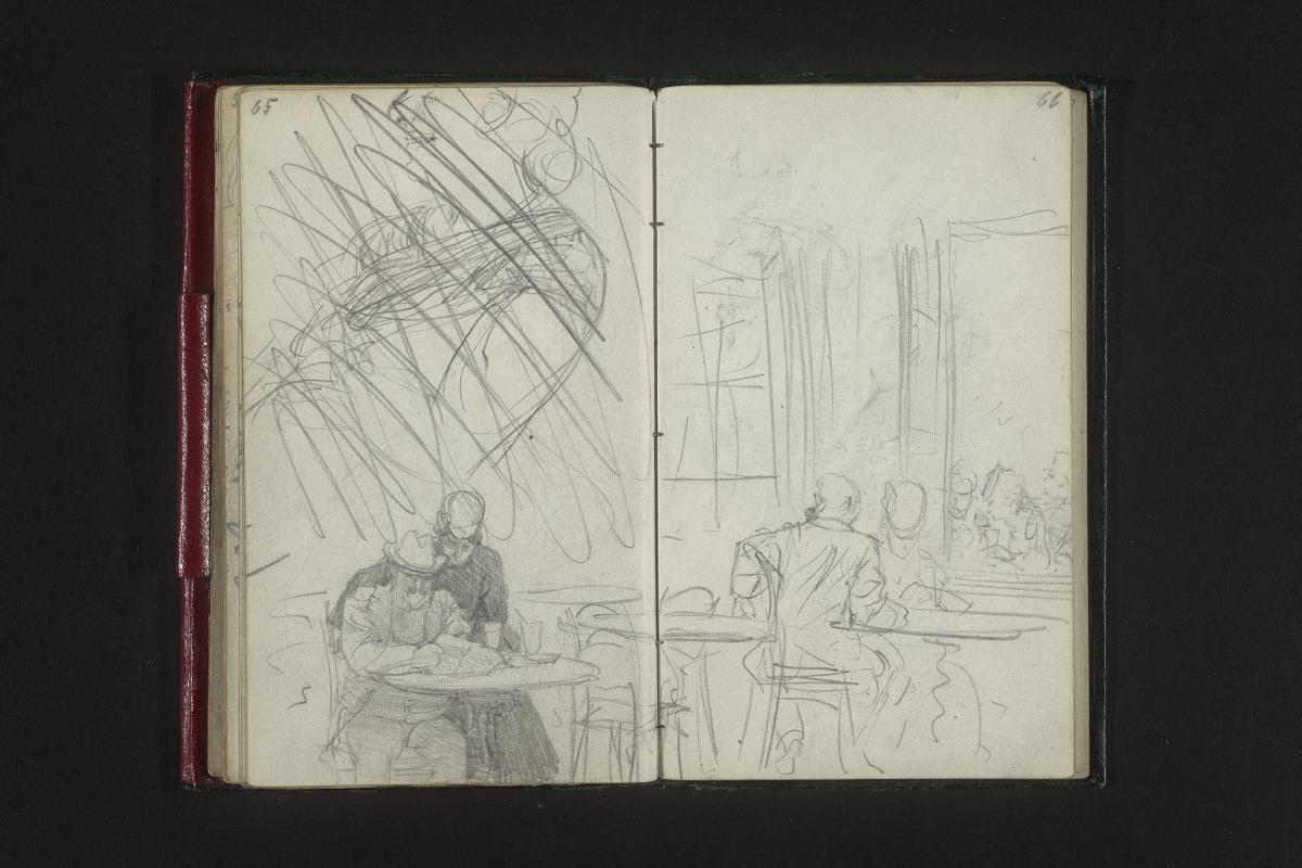Café mit Gästen, Frauenstudie (verworfen)