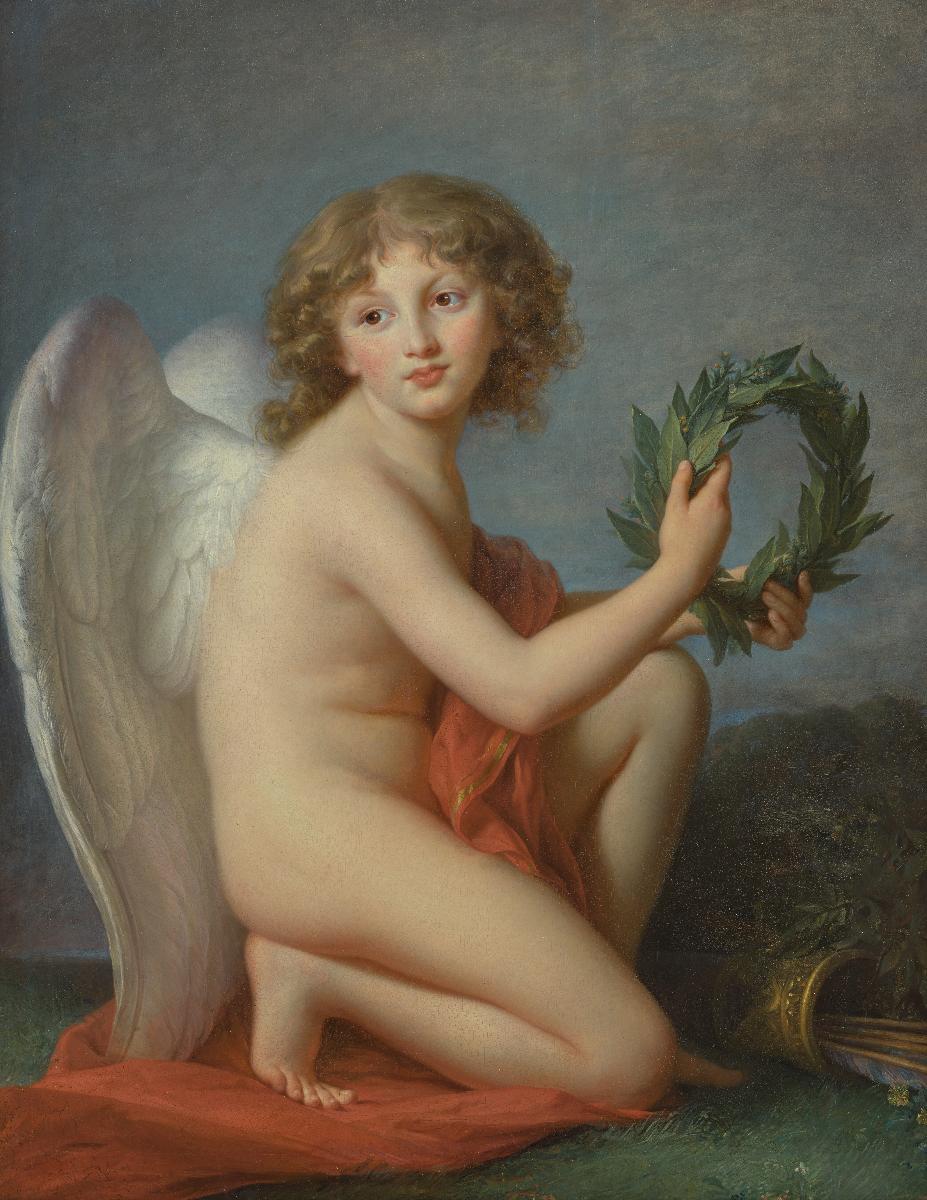 Prinz Henryk Lubomirski als Genius des Ruhmes
