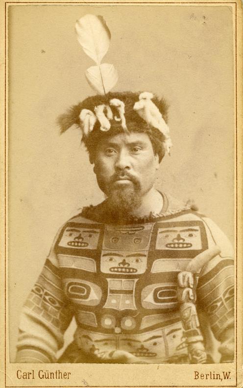 Ya Coutlas, Bella Coola Indianer in Europa, 1885/1886