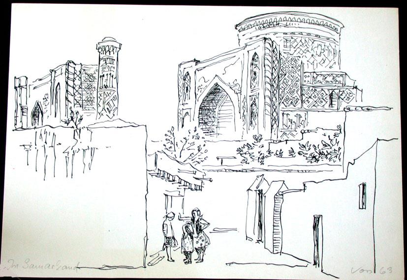 Samarkand (hinter dem Registan)