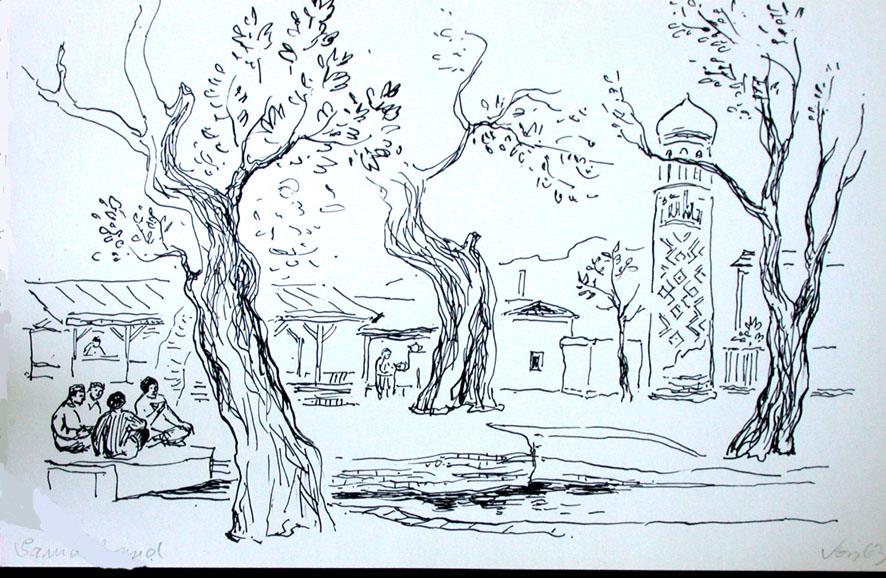 Samarkand (Straßenszene)