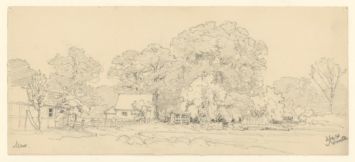 ländliches Wohnhaus mit Garten