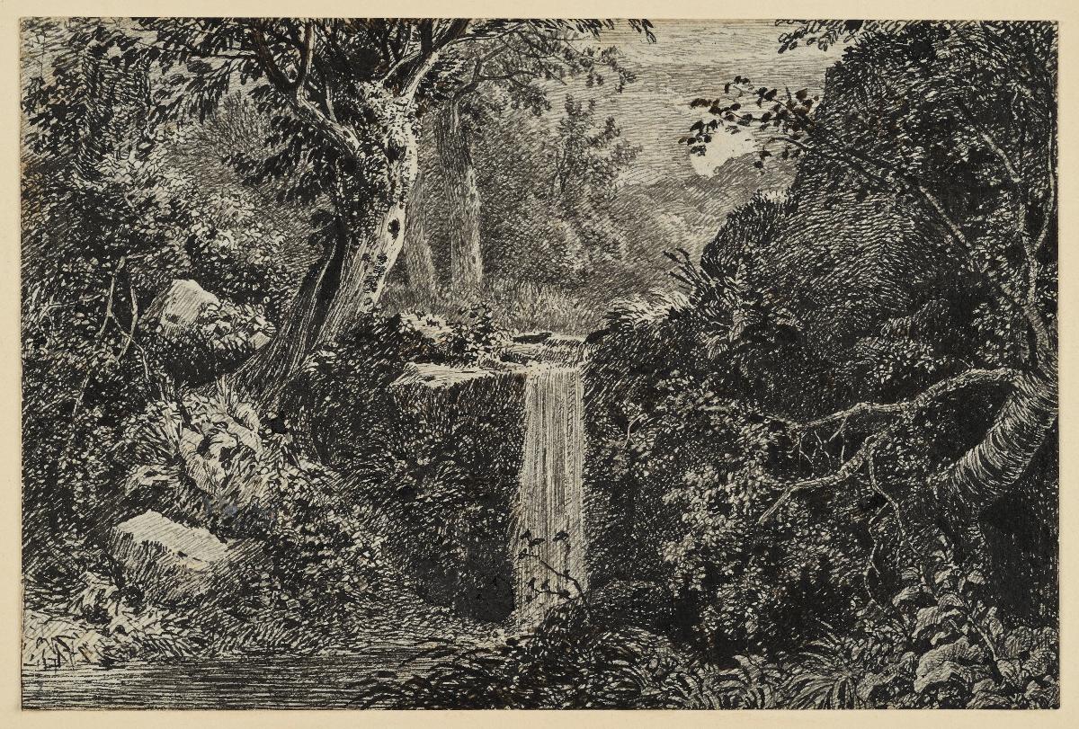 Wasserfall im Wald
