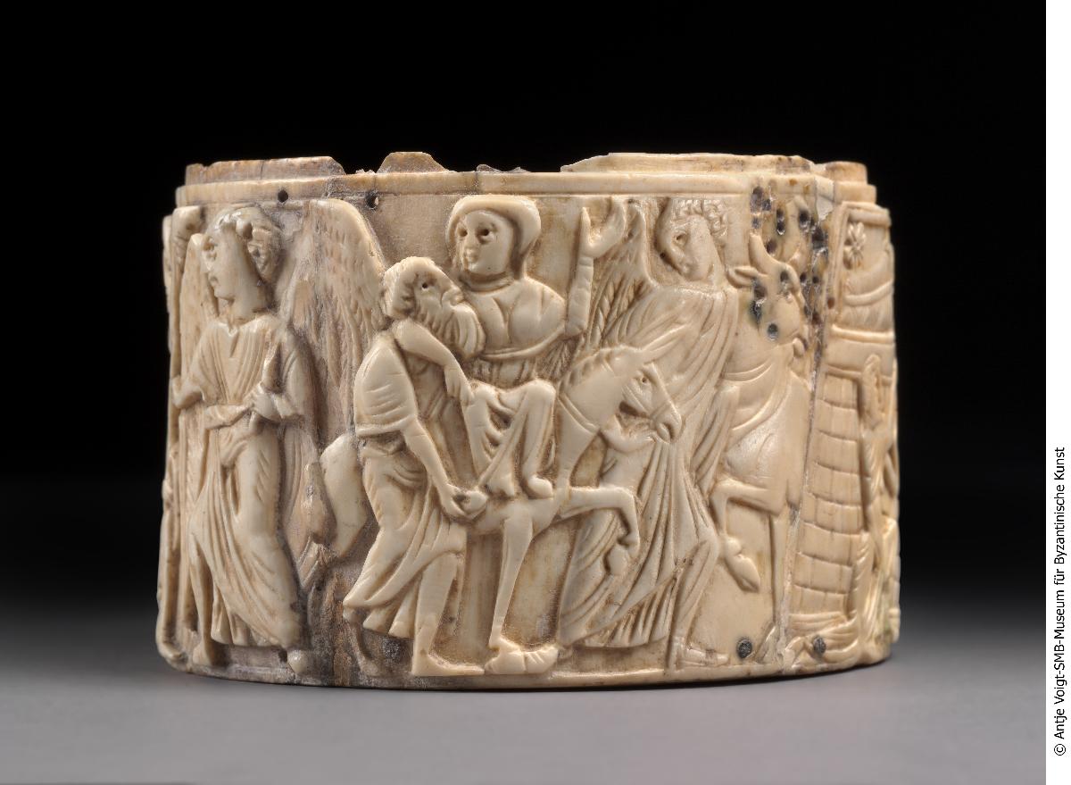 Dose (Pyxis) mit Marienszenen