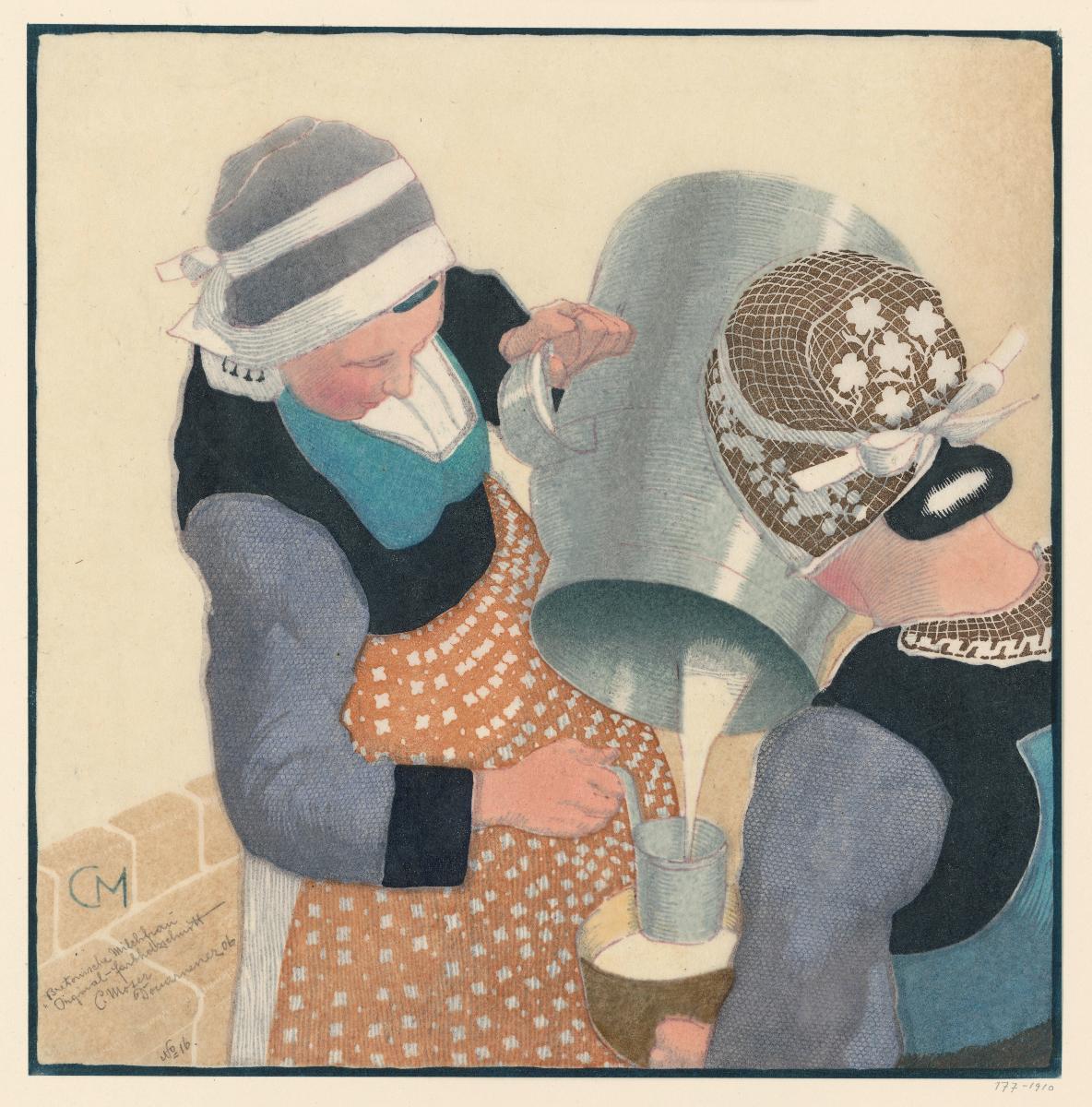 Bretonische Milchfrau