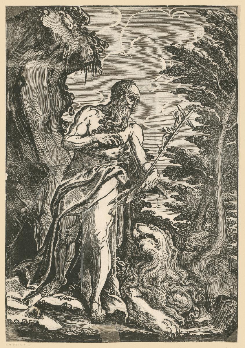 Hieronymus in der Wüste