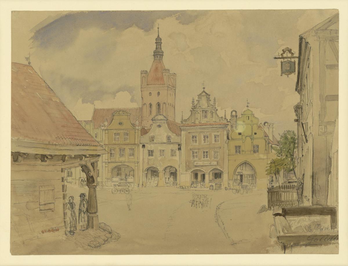 Marktplatz in Gollub