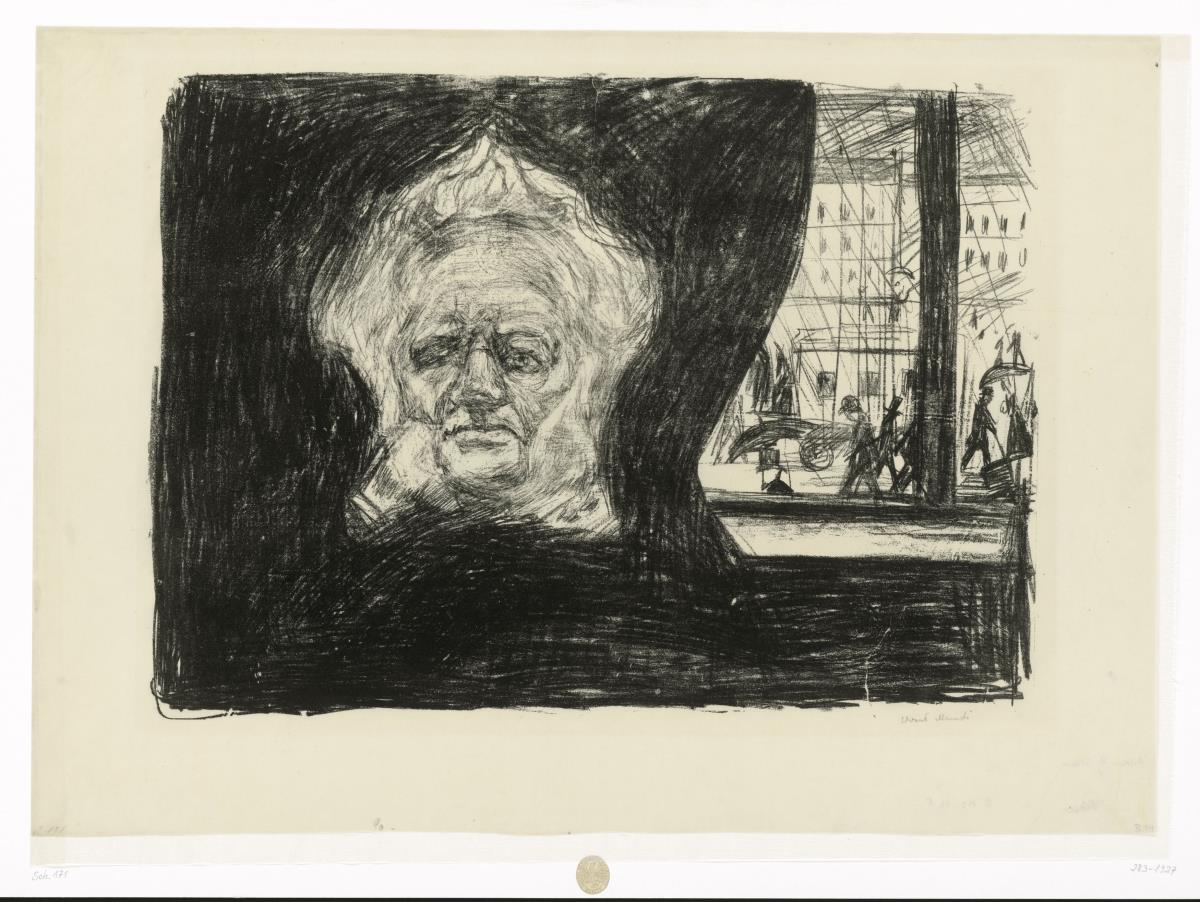 Henrik Ibsen im Café des Grand Hotel
