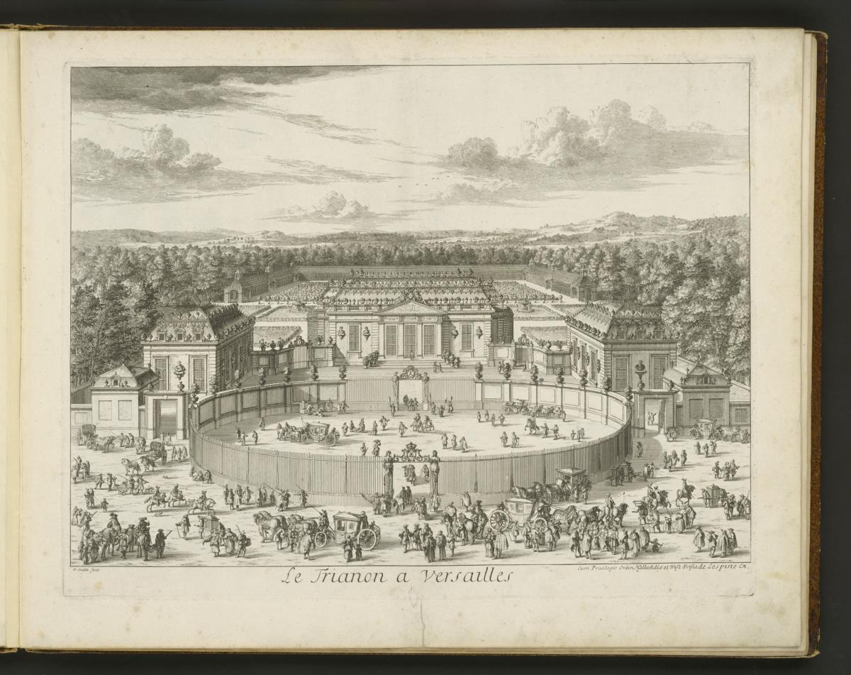 Le Trianon de Versailles. in: Willem Swidde: Ansichten von Versailles: De Lespine. Amsterdam 1683