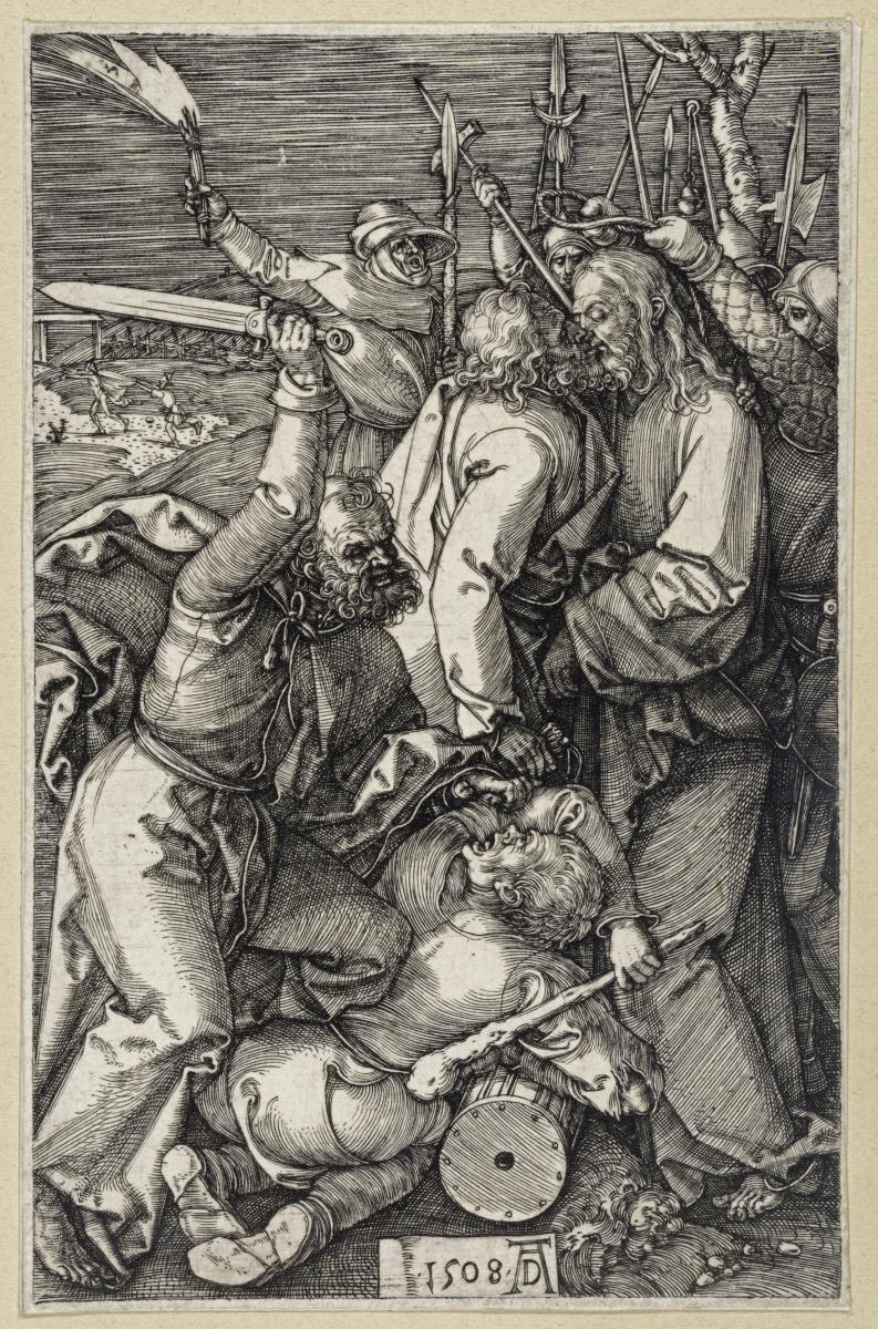 Verrat des Judas (Kupferstich-Passion)