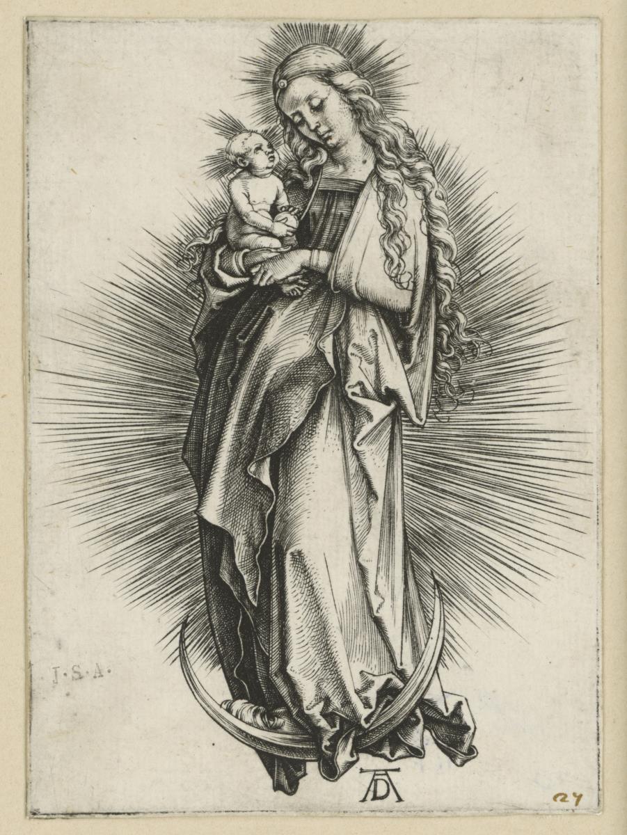 Maria auf der Mondsichel