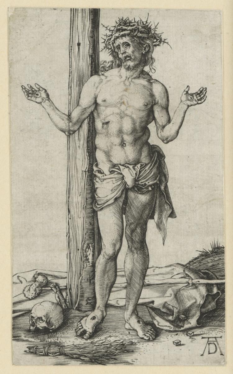 Der Schmerzensmann mit erhobenen Händen