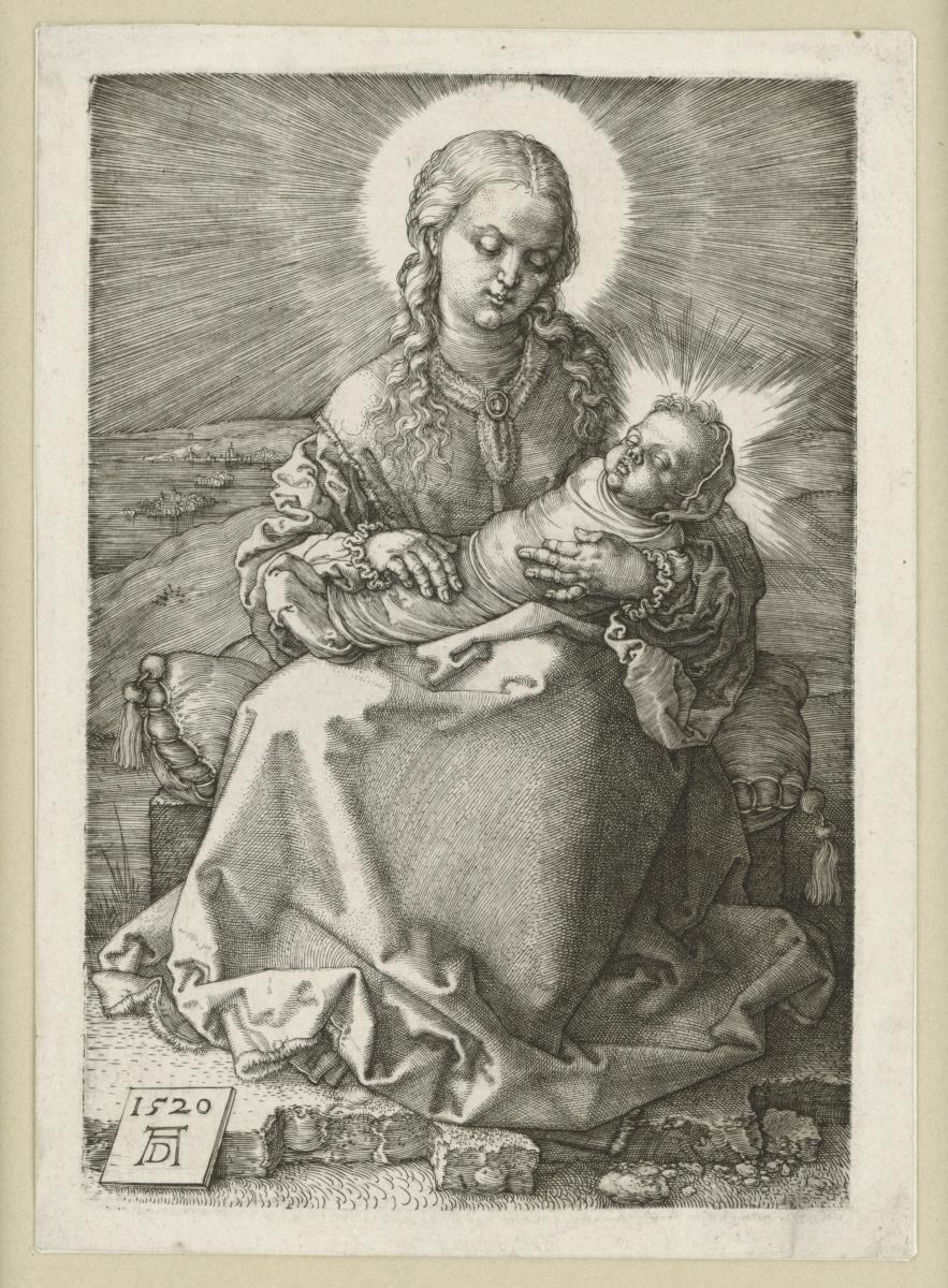 Maria mit dem gewickelten Kind