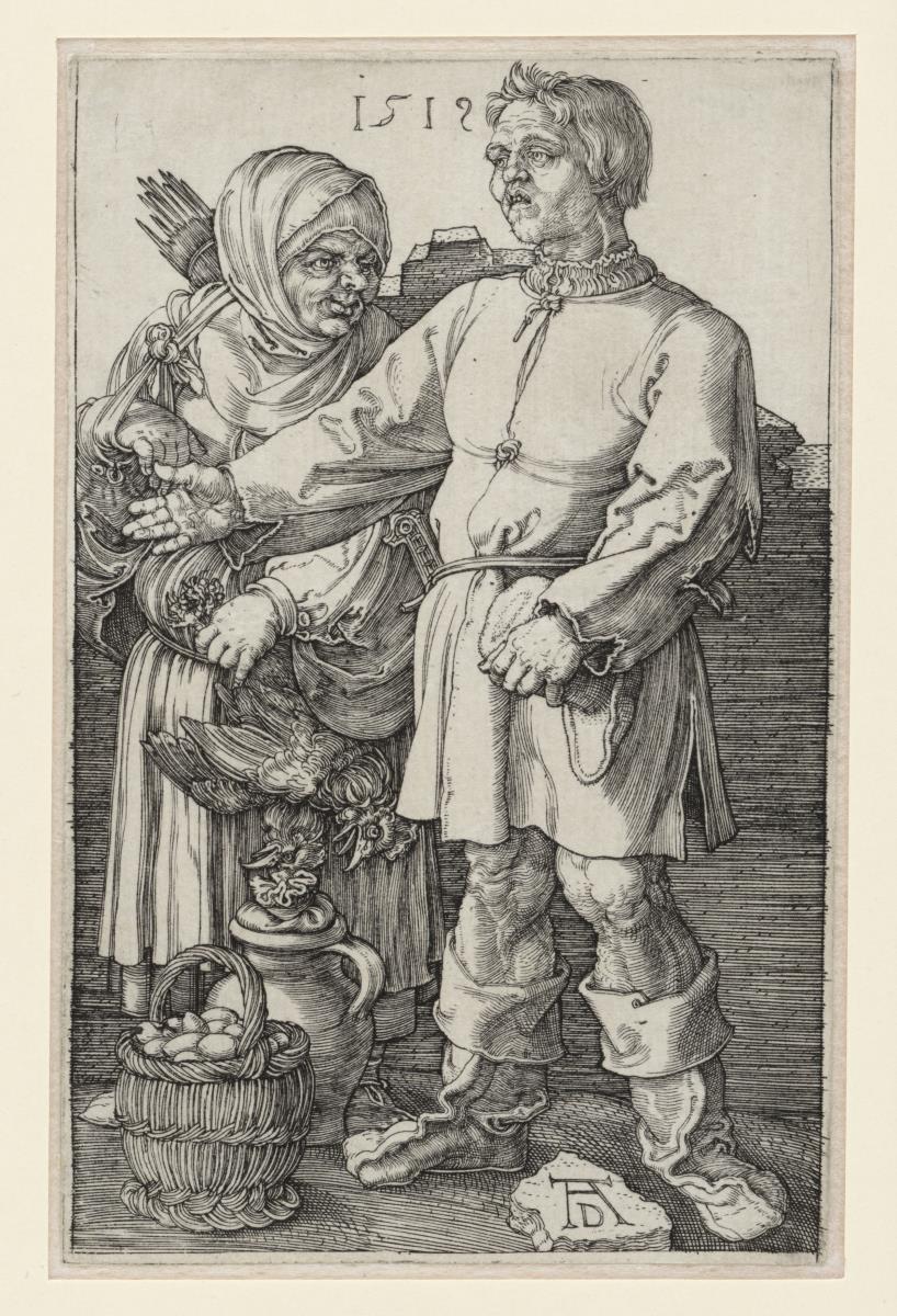 Das Bauernpaar auf dem Markt