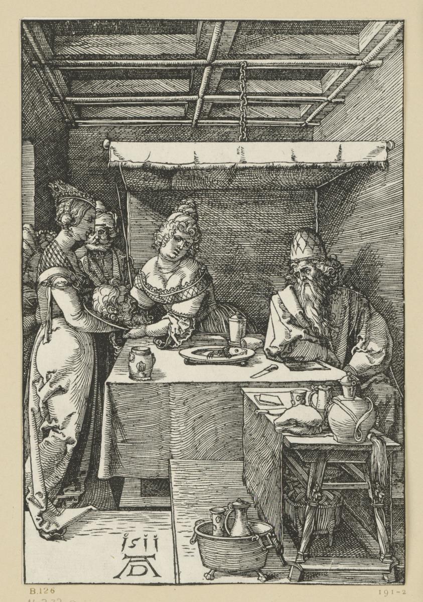 Salome erhält den Kopf Johannes d. T.
