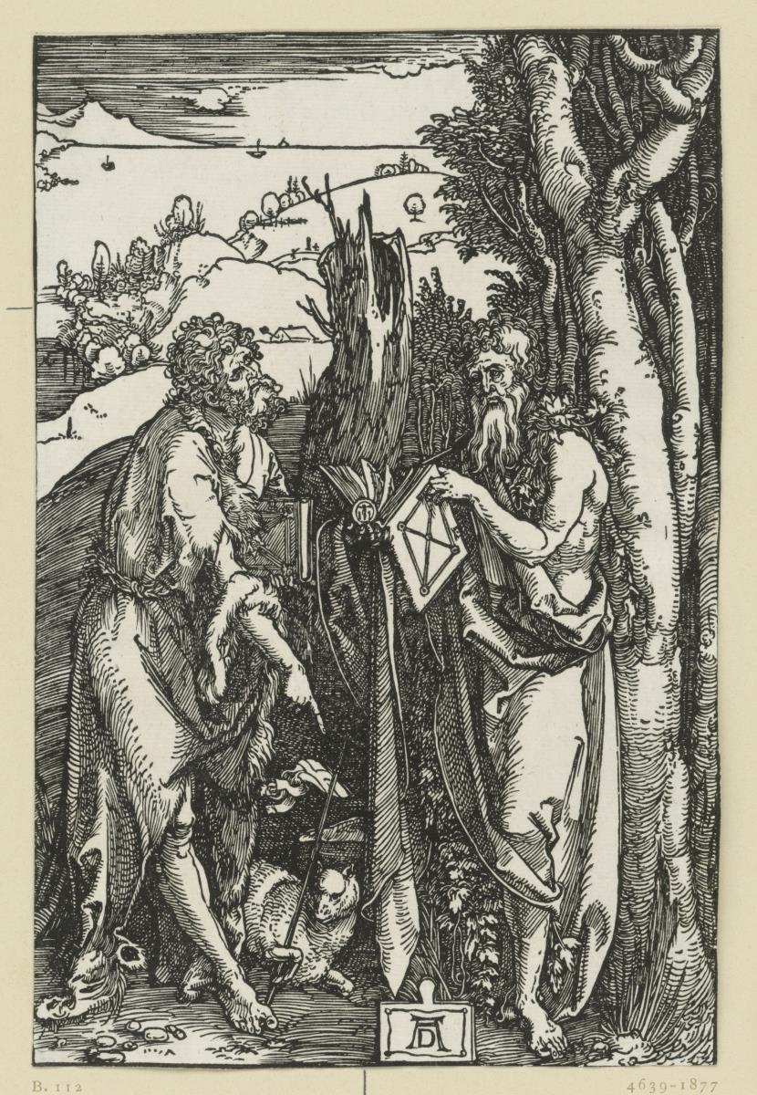Johannes d. T. und der heilige Onuphrius