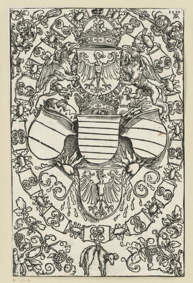 Wappen Maximilians I. als römischer König
