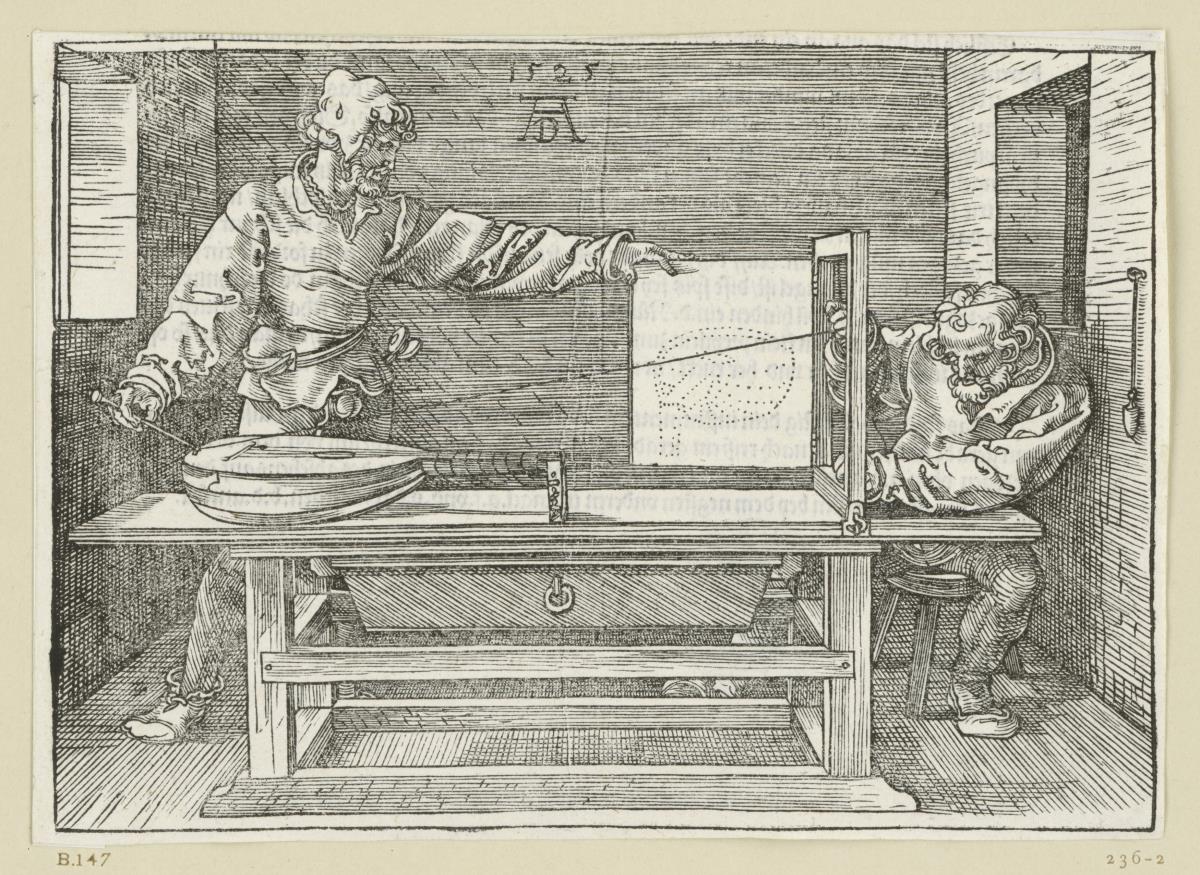 Der Zeichner mit der Laute (Underweysung der Messung)