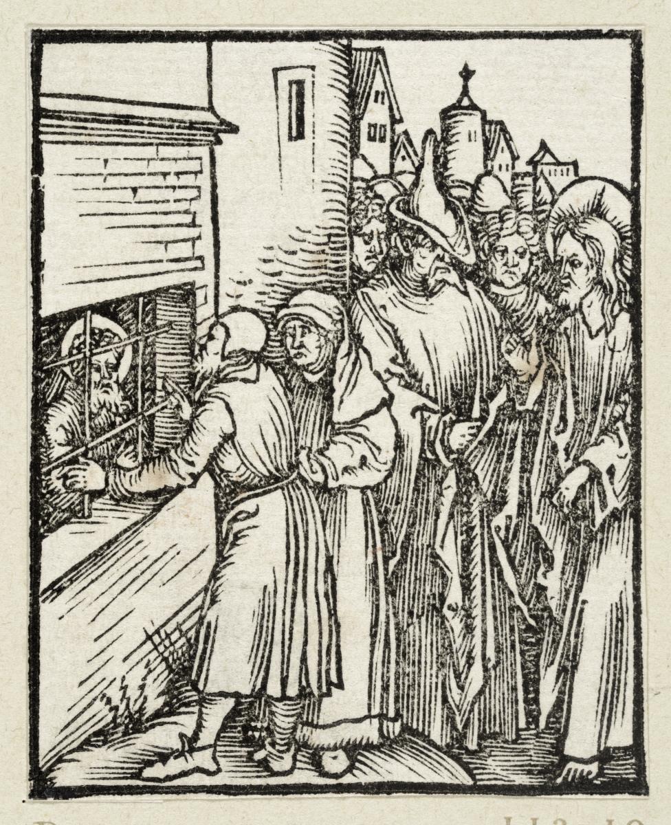 Christus schickt die Jünger zu Johannes ins Gefängnis (43 religiöse Themen)
