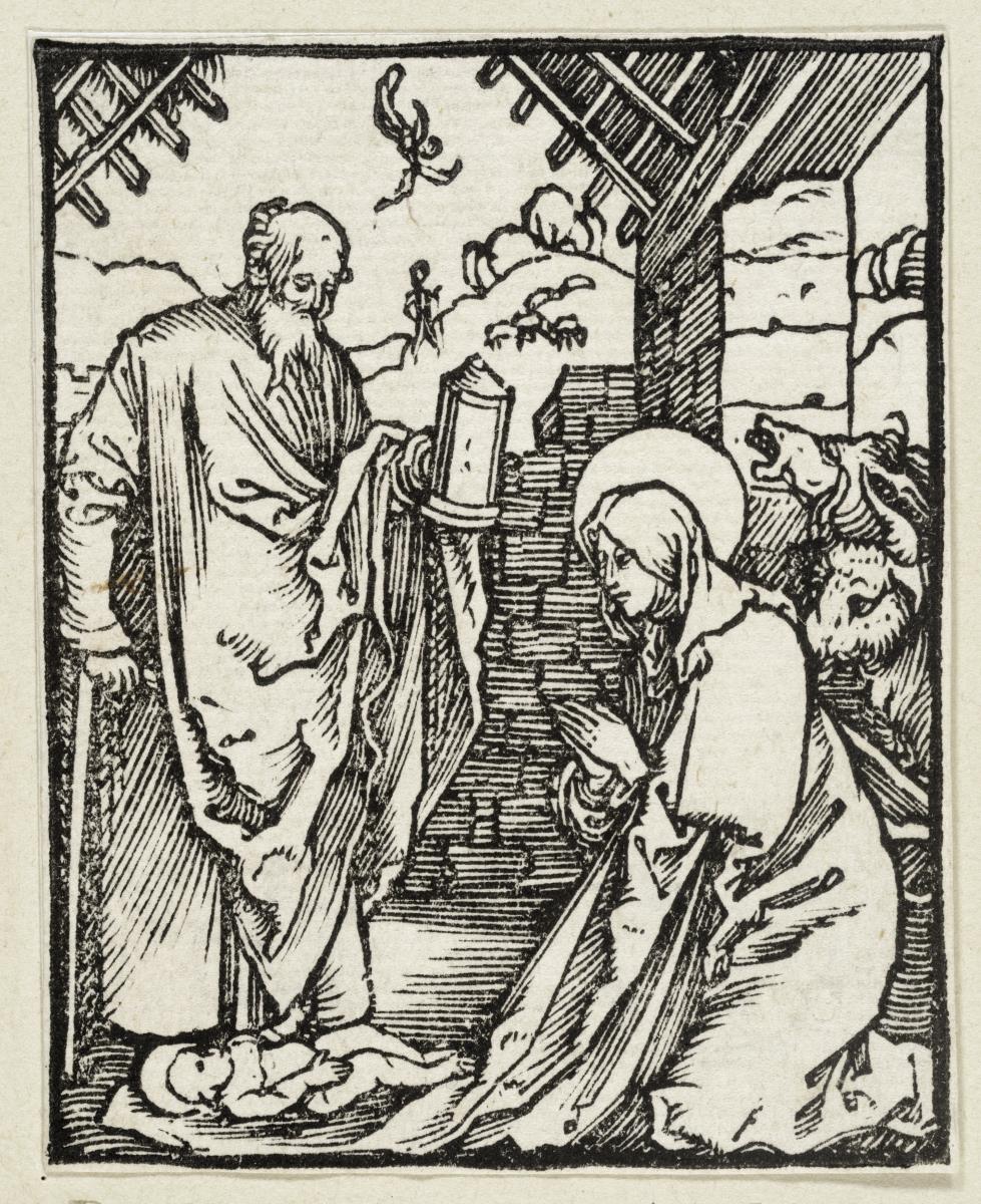 Christi Geburt (aus: Postilla, 43 Holzschnitte)