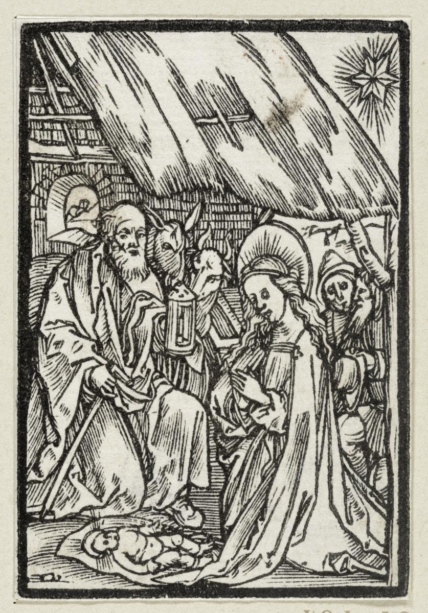 Die Anbetung der Hirten (63 religiöse Szenen)