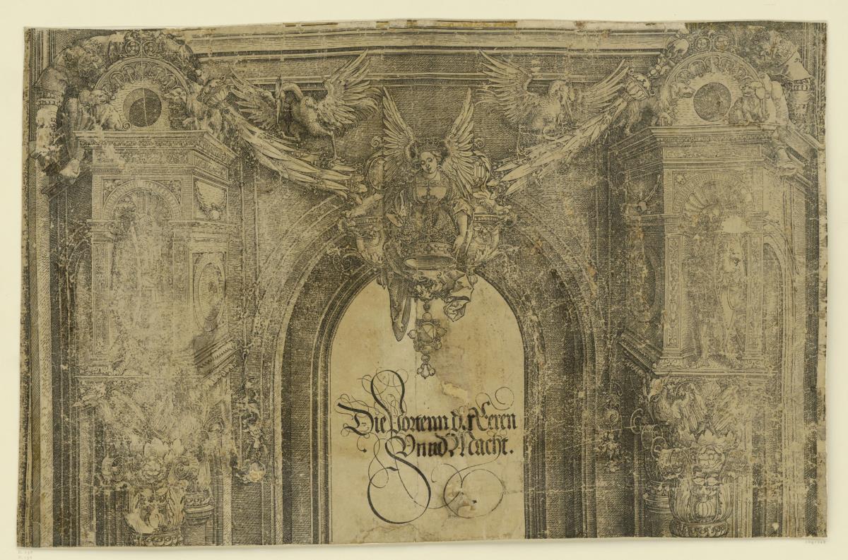 Der Triumphbogen des Kaisers Maximilian I. (3): Der Bogen des mittleren Portals