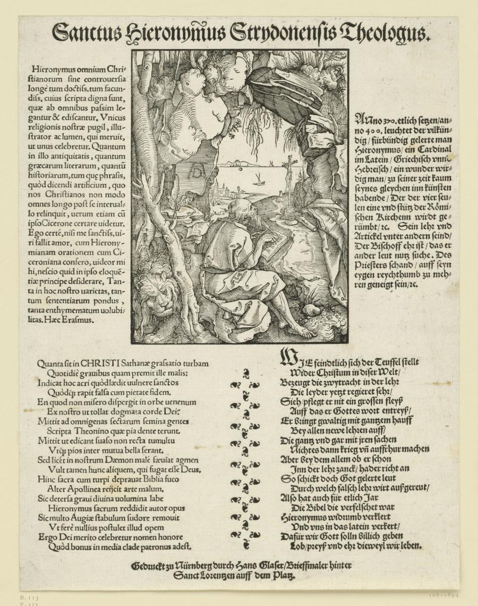 Heiliger Hieronymus in der Felsgrotte