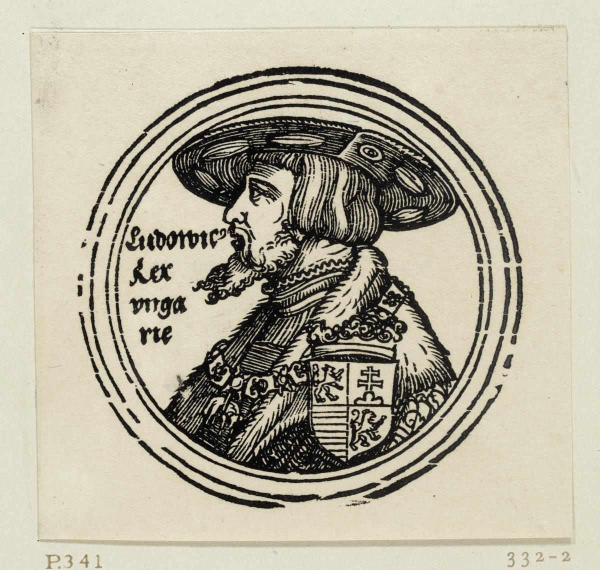 Porträt des Ludwig, König von Ungarn
